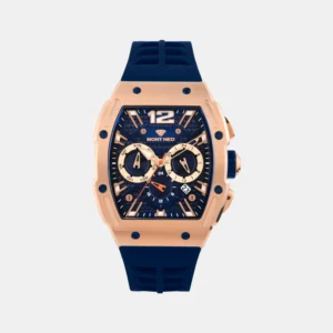 Mont Neo Men Quartz Blue Dial Chronograph Stainless Steel Watch G1061C-P330