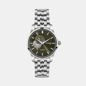 Britime Men Automatic Green Dial Analog Metal Watch 166-M11801