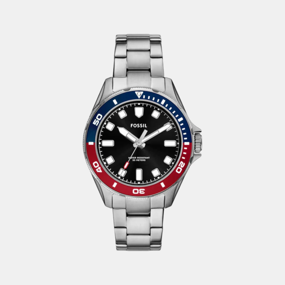 Fossil Dalton Men's Analog Black Dial Stainless Steel Watch BQ2883