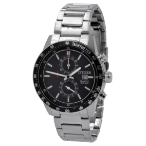 Chronograph Black Dial Stainless Steel Bracelet | AN3600-59E