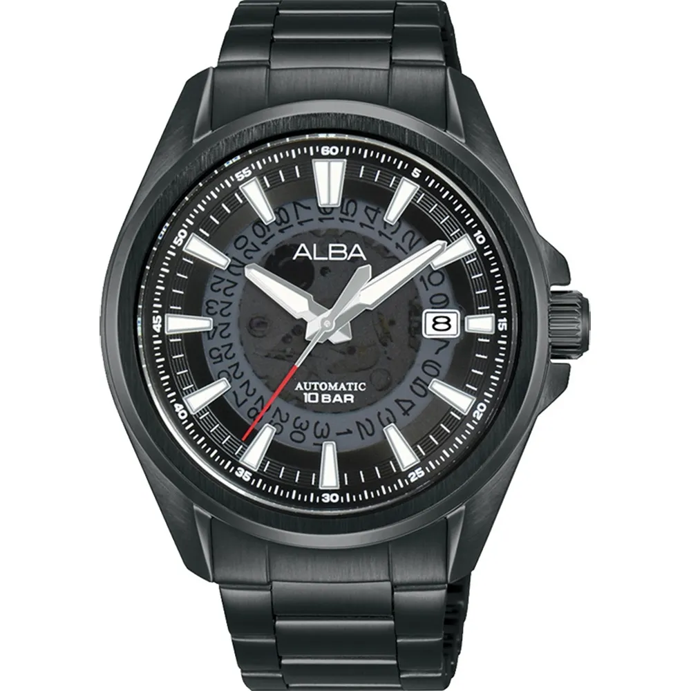AU4025X1 Black Skeleton Dial Watch Automatic Watch