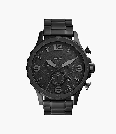 Fossil Mens Chronograph Stainless Steel Watch - JR1401I